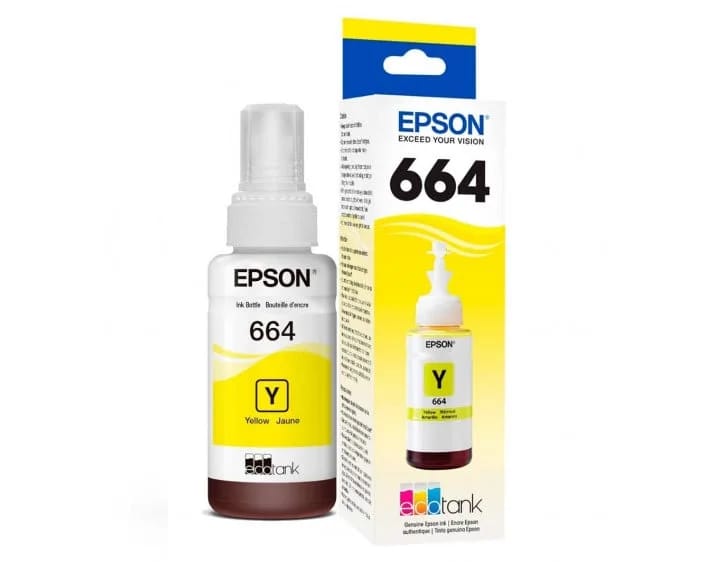 Cartucho Epson T664420 Amarillo para L200