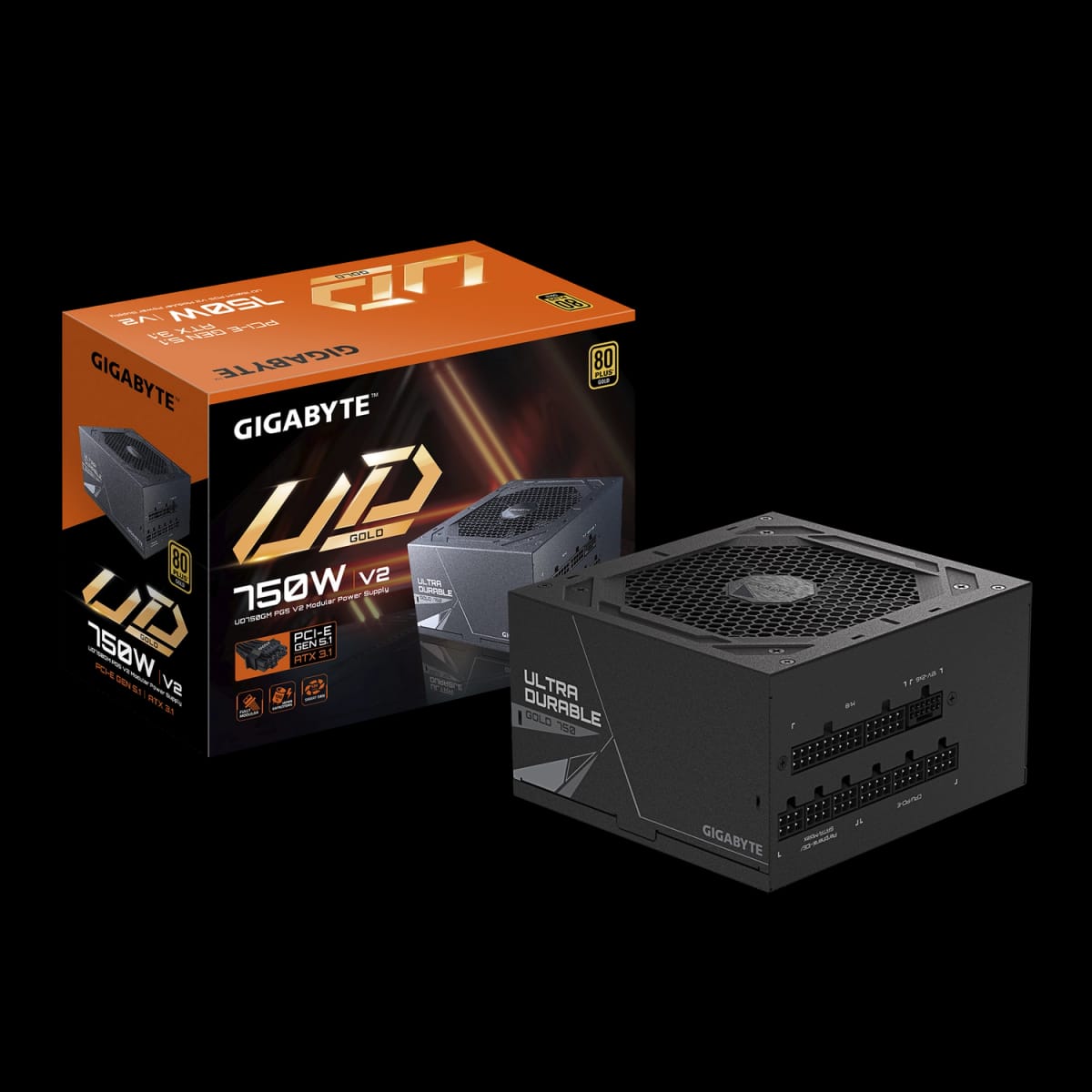 Fuente GIGABYTE UD750GM 80 Gold Modular PG5 V2