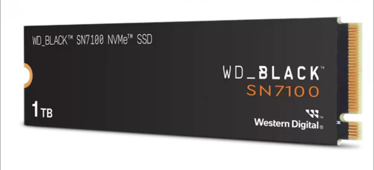 SSD M.2 NVME 1TB G4 Wd Black SN7100