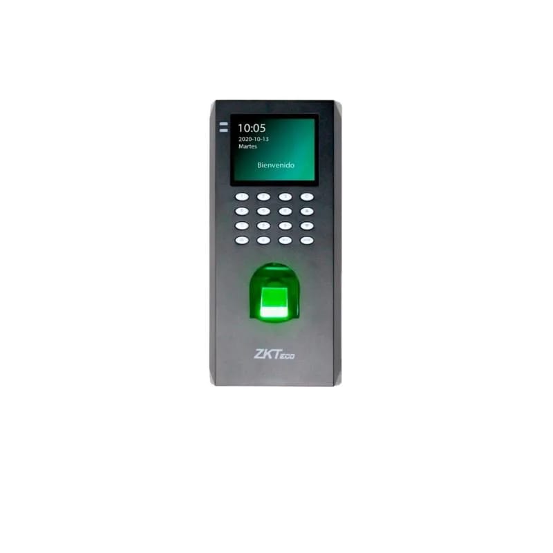 Control de acceso ZKTeco huella y código pantalla 2,4" 1500 usuarios LF20/ID