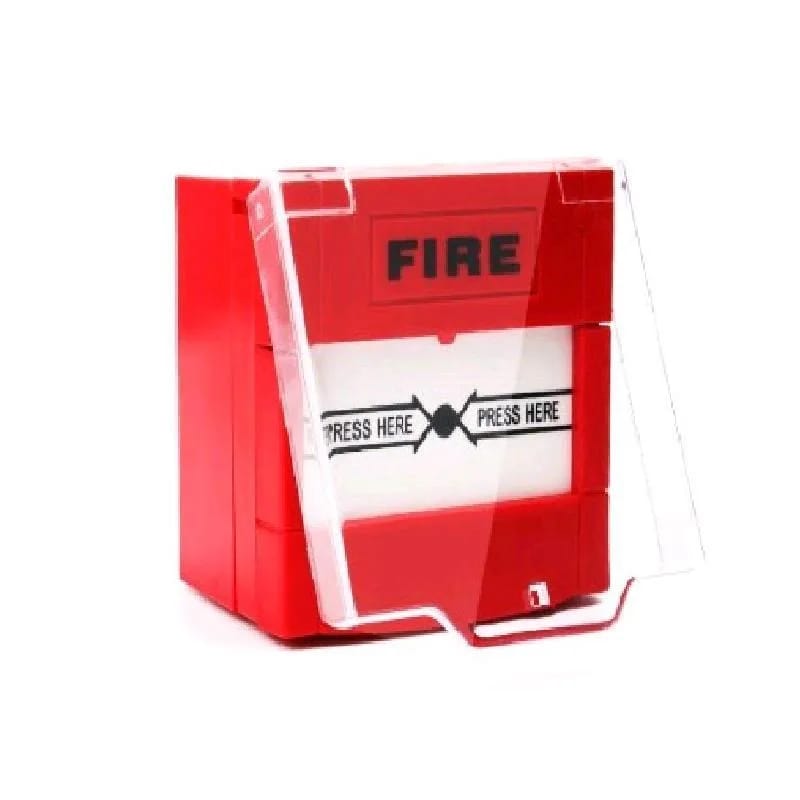 Avisador manual de incendio rearmable dLux con base y tapa FA-404
