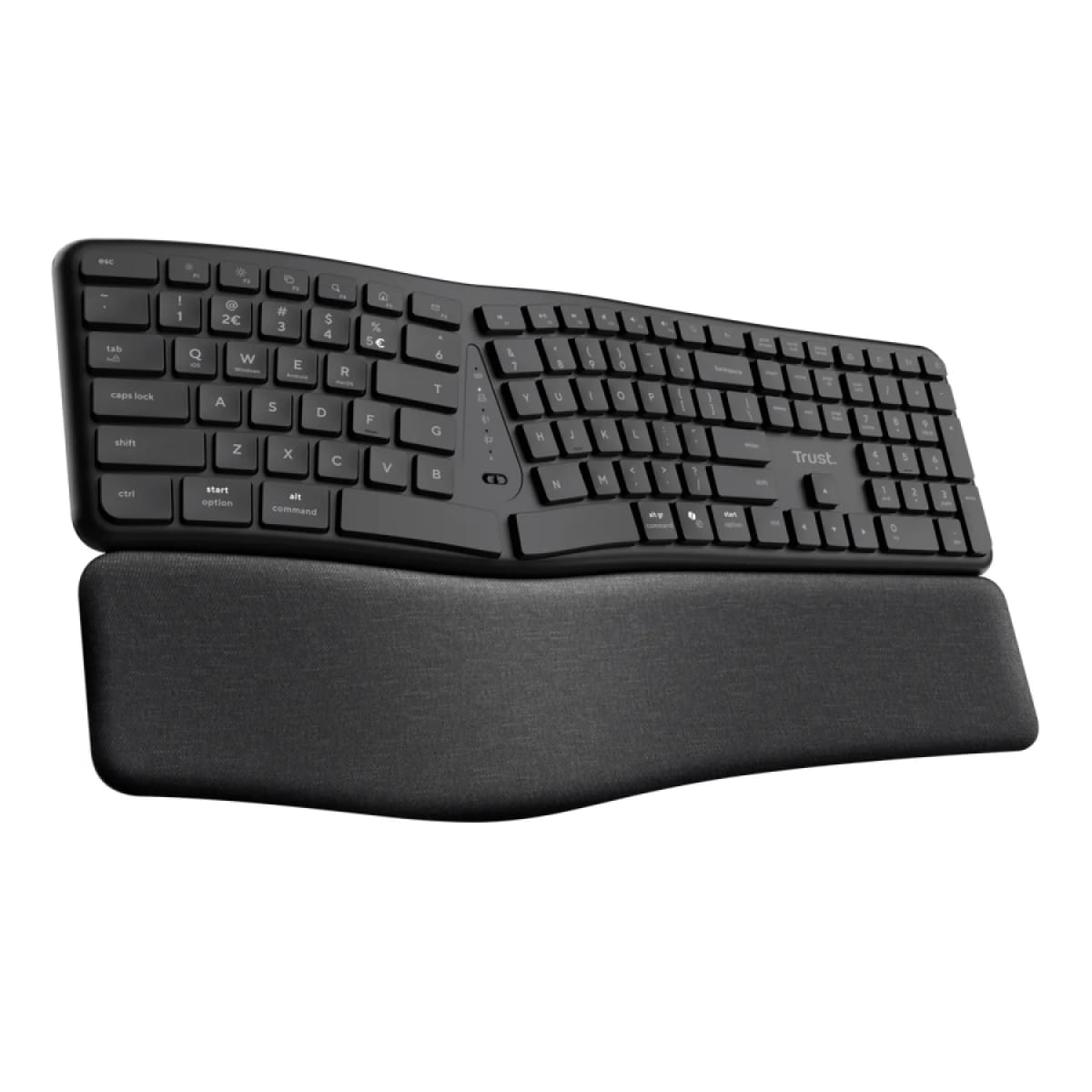 Teclado Trust Keyra Ergo Multi Wireless US