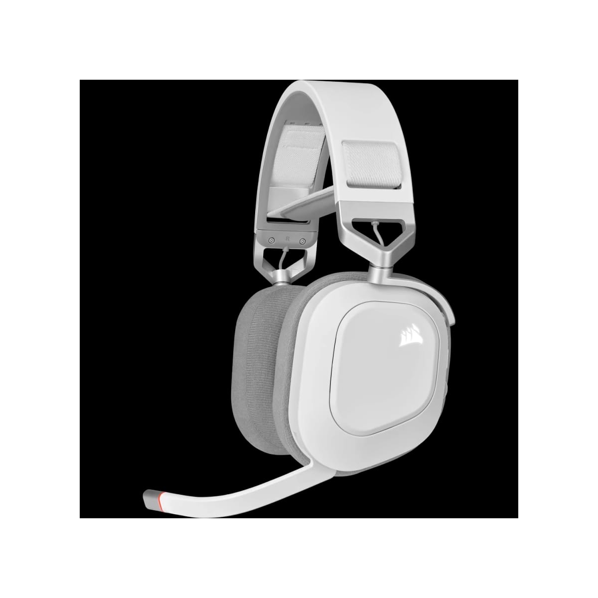 Auriculares gaming CORSAIR HS80 RGB WIRELESS con audio espacial - blanco