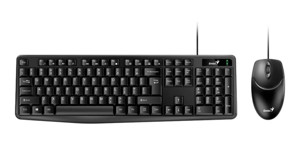 Teclado + Mouse Combo USB Genius KM-170 Black
