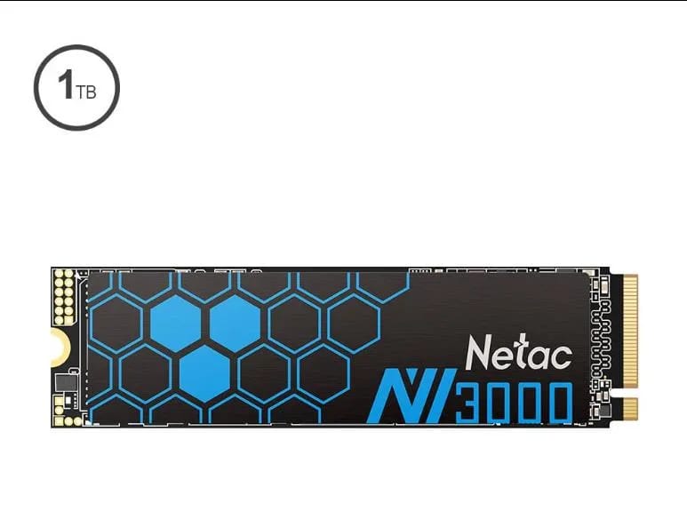 Disco SSD Netac NV3000 PCIE GEN3X4 1TB NVME (NT01NV3000-1T0-E4X)