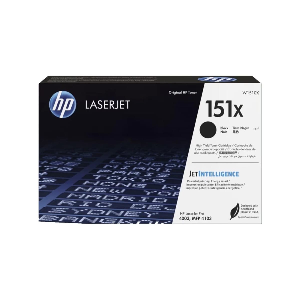 W1510X HP 151X Blk LaserJet Toner Cartridge