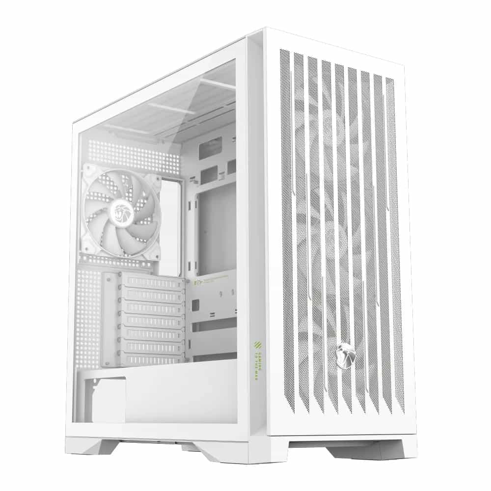 Gabinete Gamemax Leader 2 Wh Blanco 4*FAN E-ATX