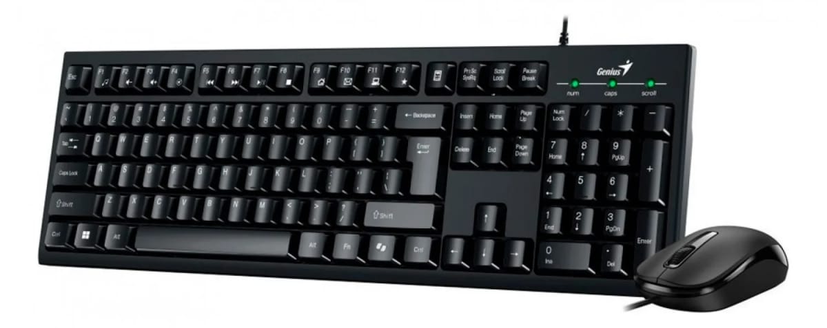 Teclado + Mouse Combo USB Genius KM-100SE Black