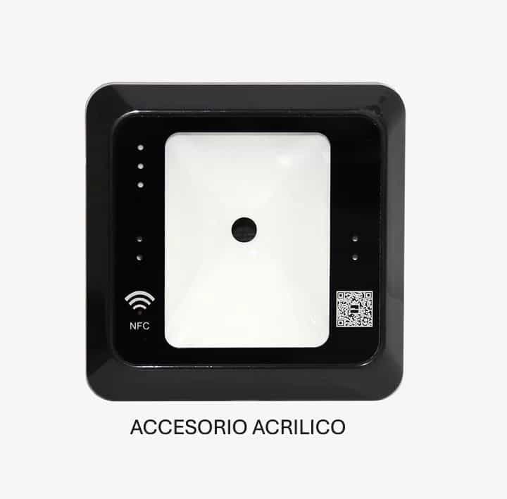 Accesorio acrílico ZKTeco para lectores QR500 Acrylic-QR500-BE