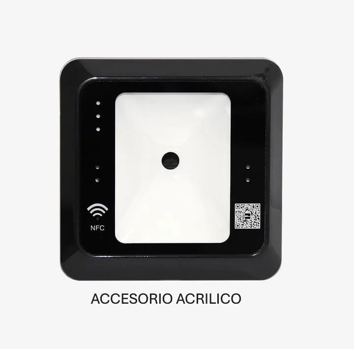 Accesorio acrílico ZKTeco para lectores QR500 Acrylic-QR500-BE