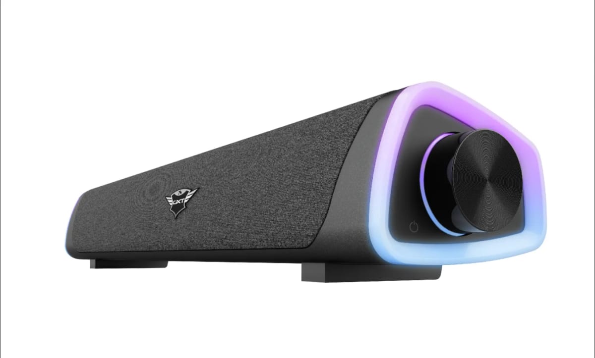 Parlante Barra de Sonido Trust Axon RGB LED GXT620