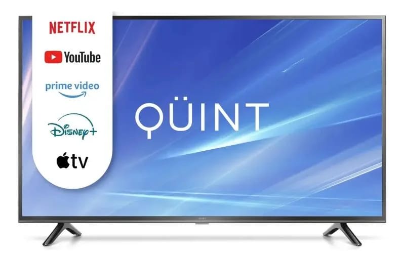 TV LED 43 Qüint QT-43FHD20312-257 - FHD Netflix Youtube Disney Google TV