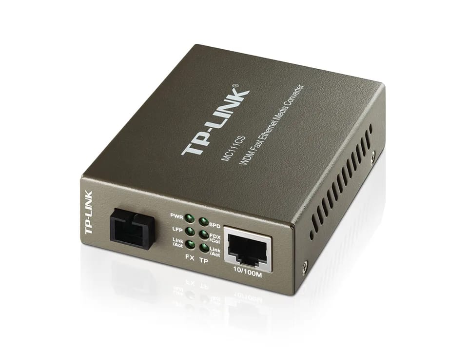 Media Converter Tp-Link MC111CS 10/100 Sm Sc 20KMS