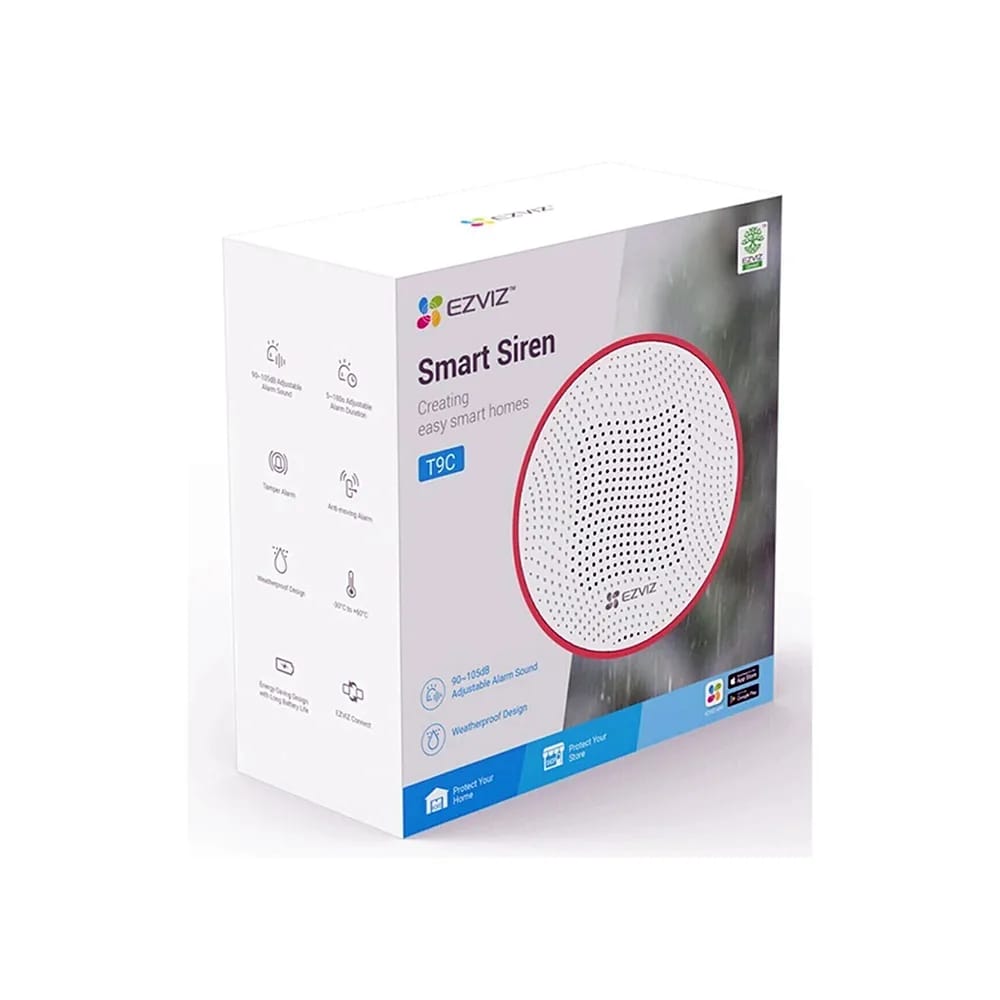 Sirena de alarma EZVIZ Smart Home T9C CS-T9C-A0-BG