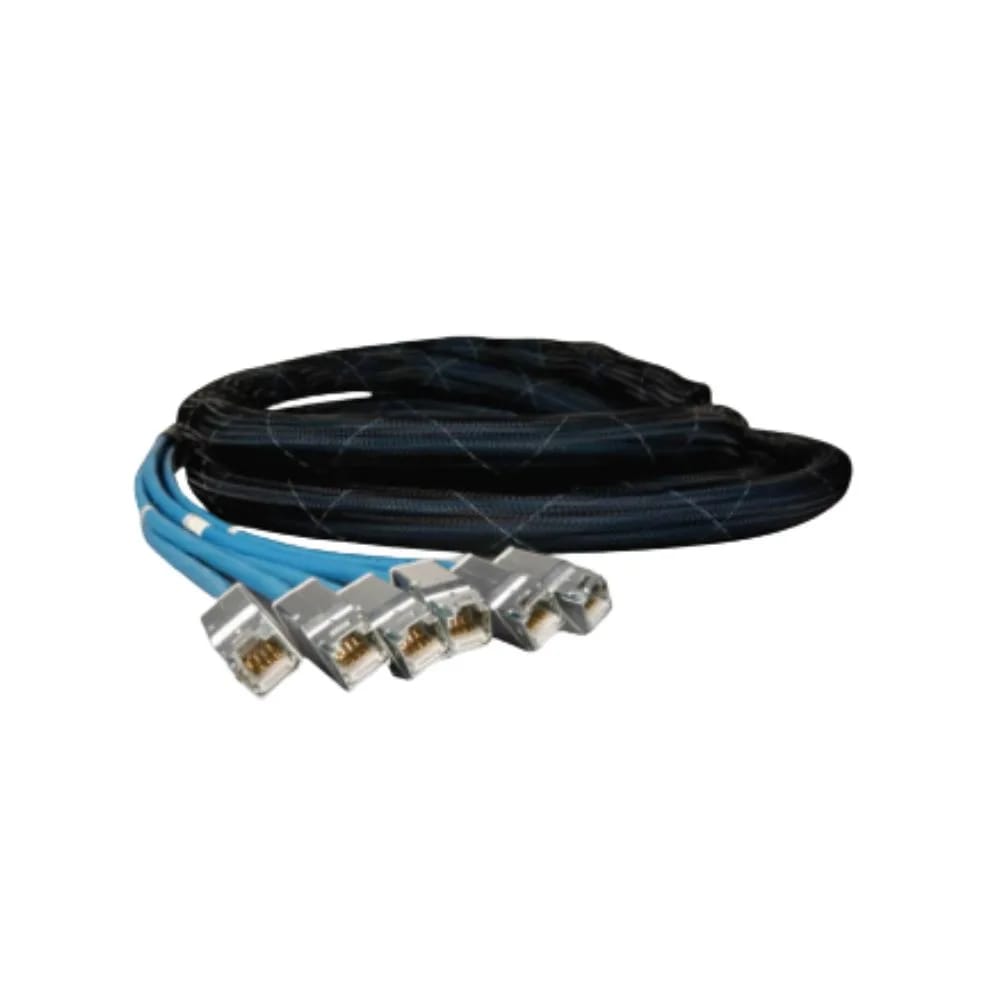 Copper, Trunk, Category 6A, Solid F/UTP, LSOH-1, 6 Leg, Violet Cable, Expando, ZMAX Hybrid, Black, ZMAX Hybrid, Black, 10 Meter, T568B