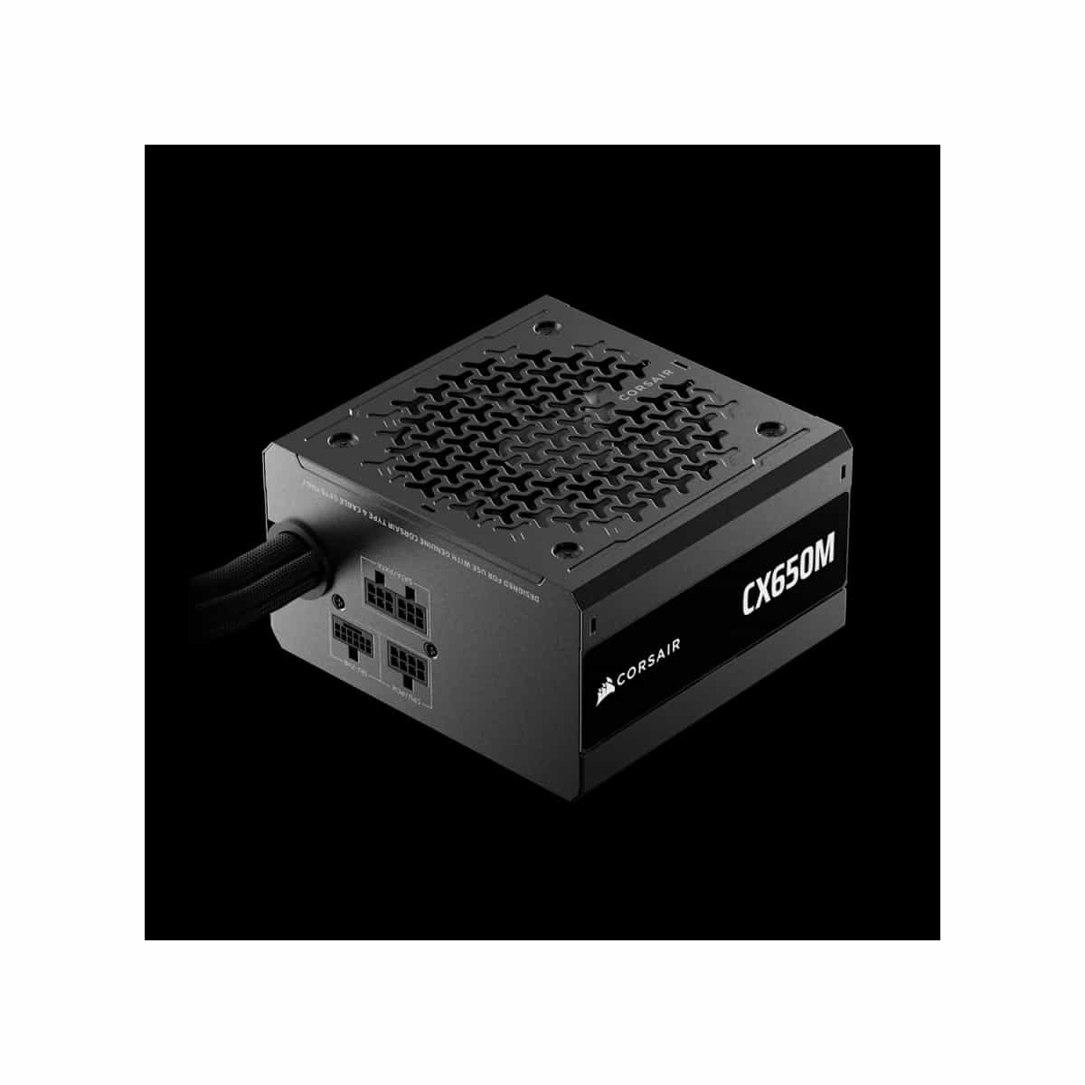 Fuente CORSAIR CX-M Series CX650M 650W ATX 3.1 Cybenetics Bronze Semi-Modular