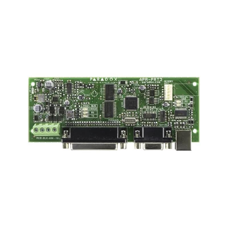 Módulo de integración Paradox PRT3 con puerto USB