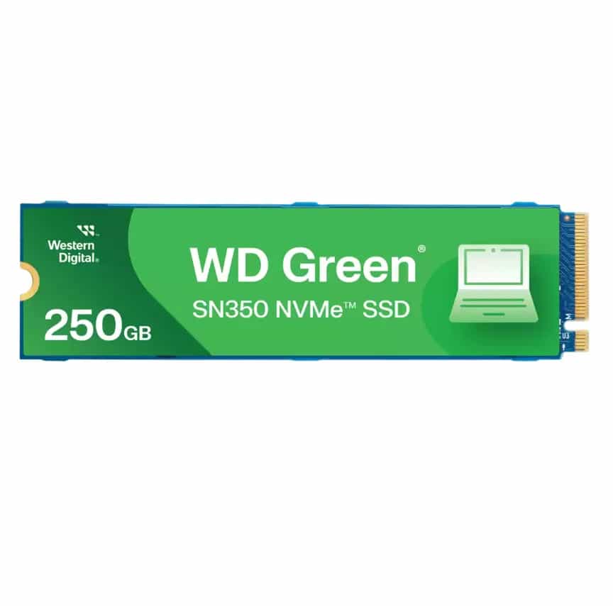 SSD M.2 NVME 250GB G3 Wd Green SN350