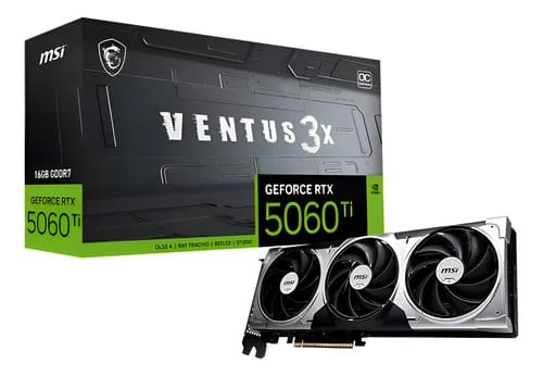 VGA 16GB Rtx 5060 Ti Msi Ventus 3X Oc