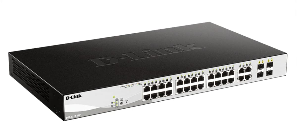 D-Link Switch DGS-1210-28P 24 10/100/1000BASE-T POE 4 100/1000
