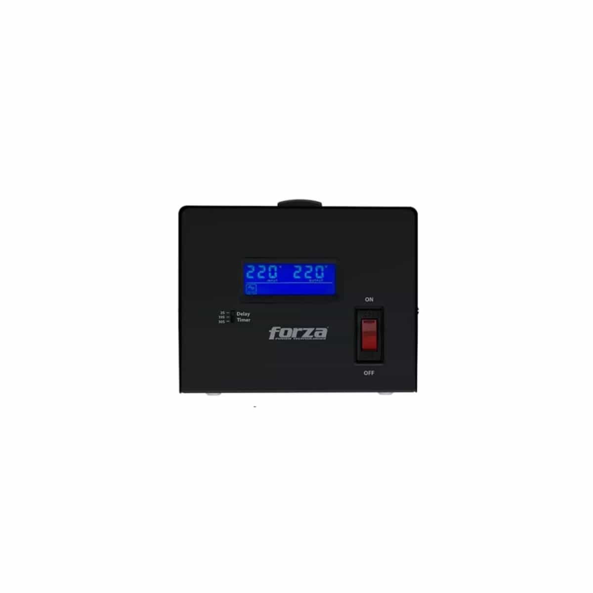 Estabilizador Forza FVR-6002 6000VA/3000W (Sin Adaptador) IN-NEMA OUT-NEMA (enchufe USA)