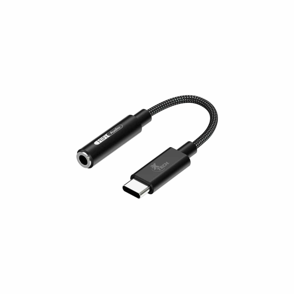 Adaptador Xtech, Usb C macho a 3,5mm Auricular, L