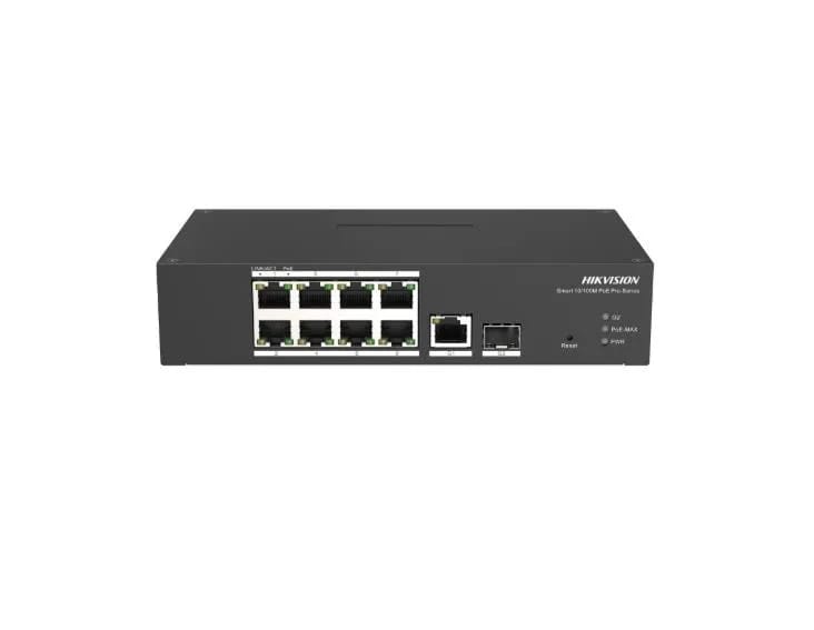 Switch PoE Hikvision Smart Managed 8 puertos 10/100 PoE+ 110W DS-3T1310P-SI/HS