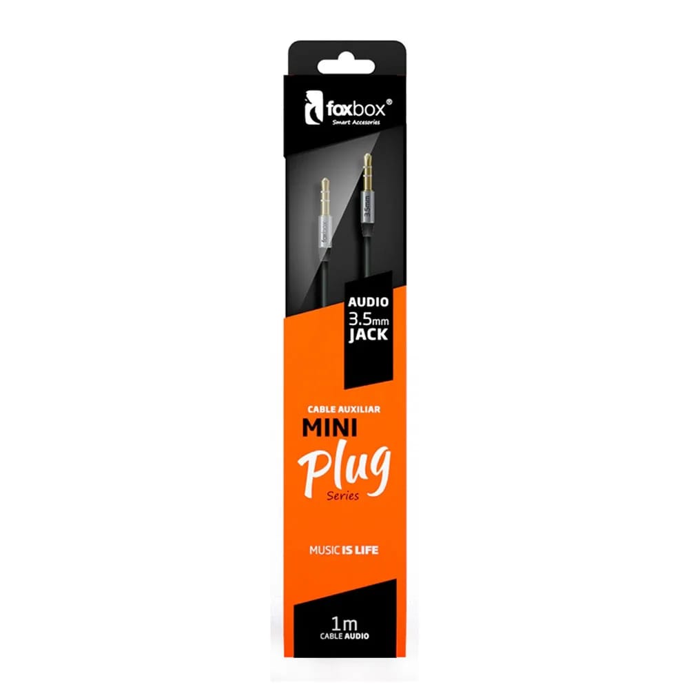 Cable Miniplug Foxbox Negro