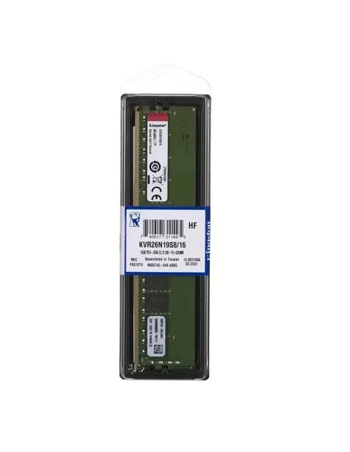 DDR4 16GB Kingston 2666MHZ CL19 Kvr 16GBITS