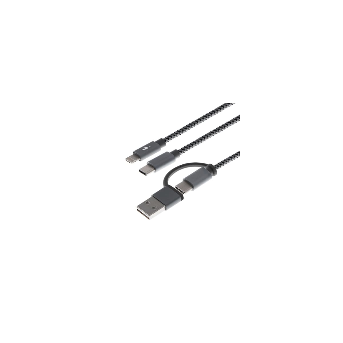 Cable multifuncional para carga 5 en 1