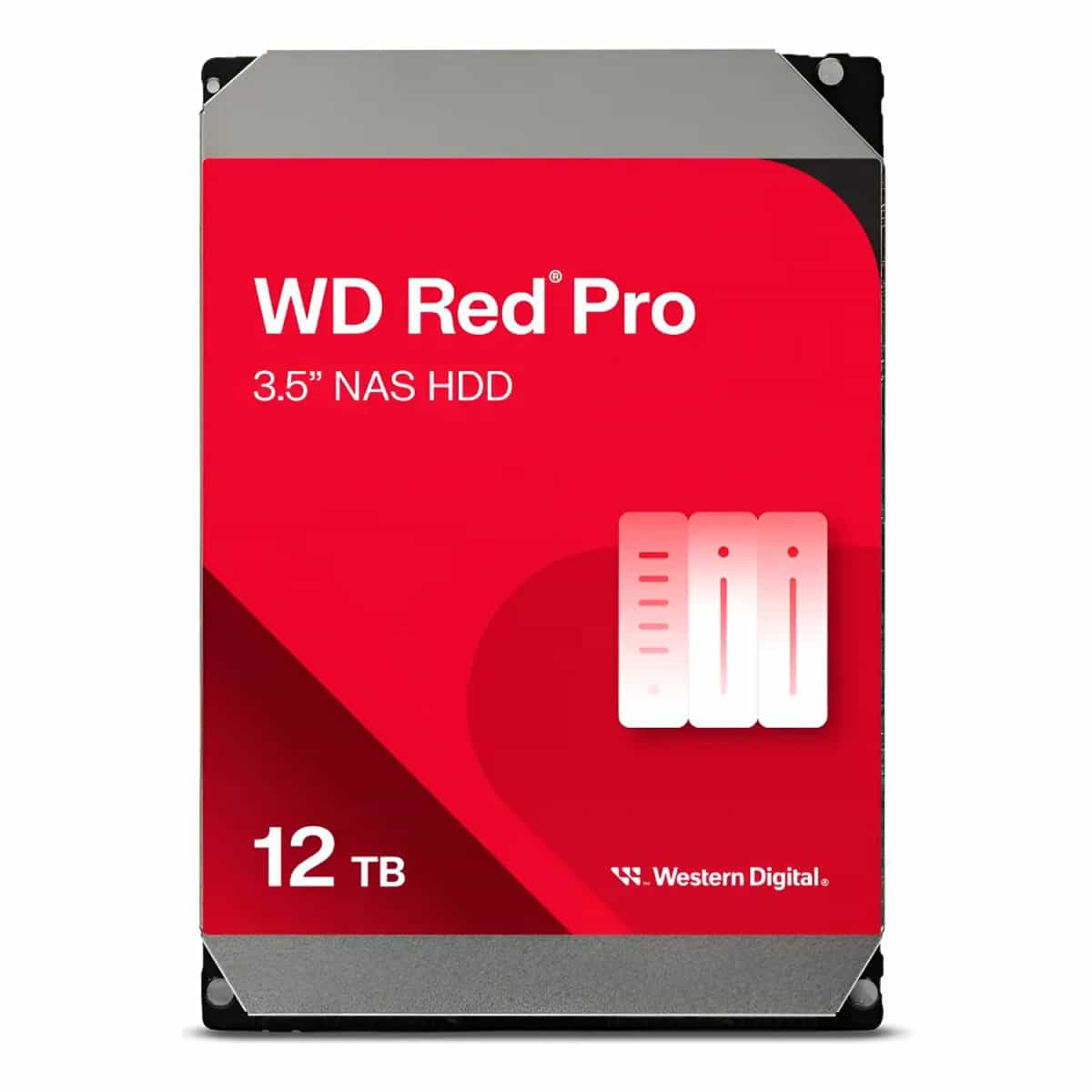 Disco duro Western Digital NAS Red Pro 12TB 3.5" SATA 7200RPM CMR 512MB WD122KFBX
