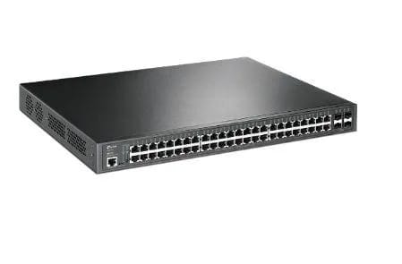 Switch TP Link 48 Puertos Gigabit L2 Adminis. 4SFP POE+