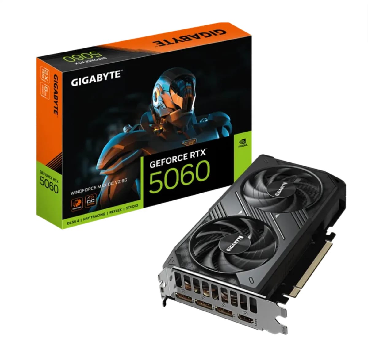 Placa de Video Gigabyte RTX 5060 WF2 Max OC V2 8G