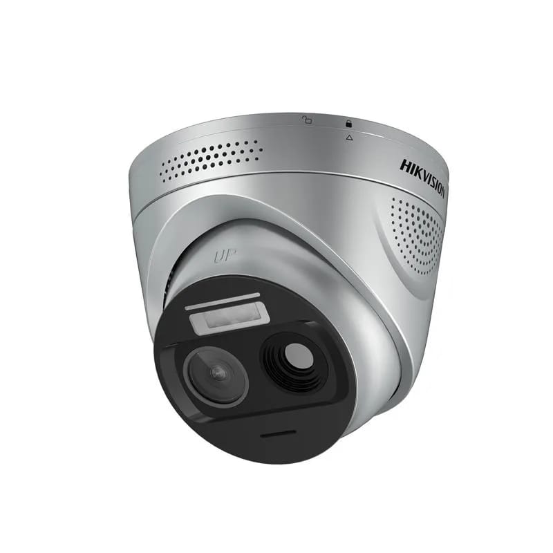 Cámara IP turret Hikvision HF-VT343 óptica 4MP y térmica para detección de incendios