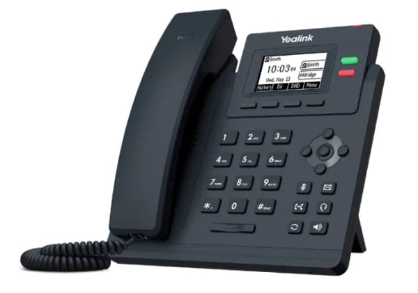 VOIP Yealink Tel.Ip SIP 2 Lineas POE Giga sin Fuente