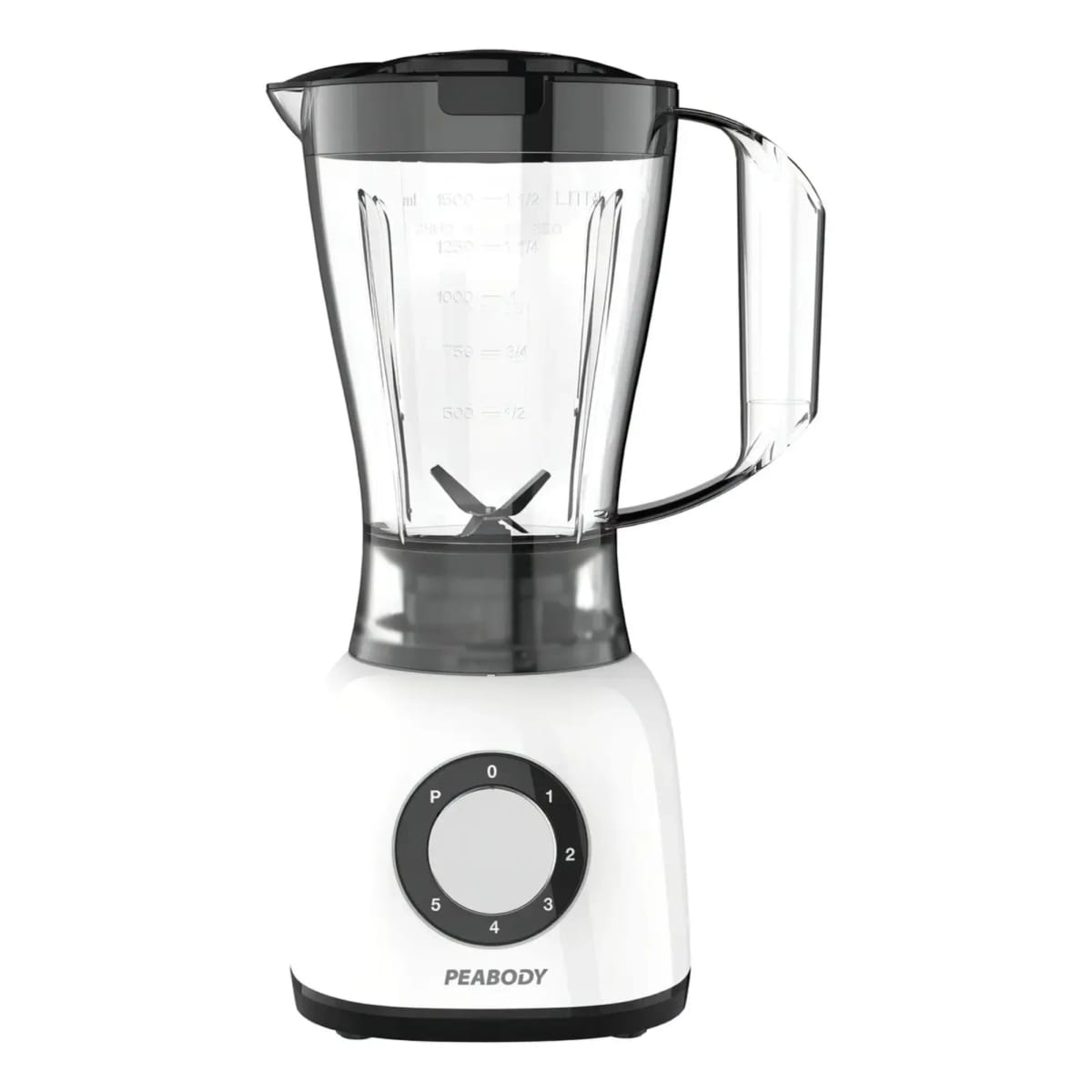 Licuadora Peabody Blanca 1.5L 600W 5 Velocidades PE-LN610B
