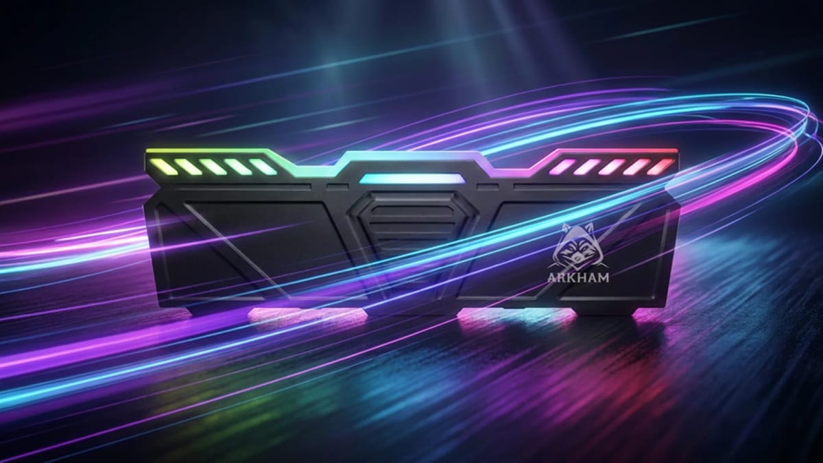 DDR4 8GB Arkham 3200MHZ Black RGB