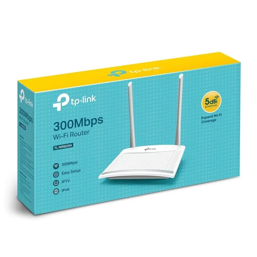 Router 2P Tp-Link WR820N 11N 300MBPS 2X5DBI