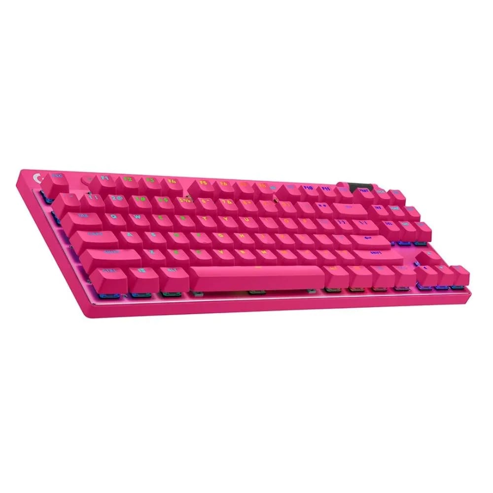 Teclado Logitech G Pro X Tkl Lightspeed Inalambrico Magenta
