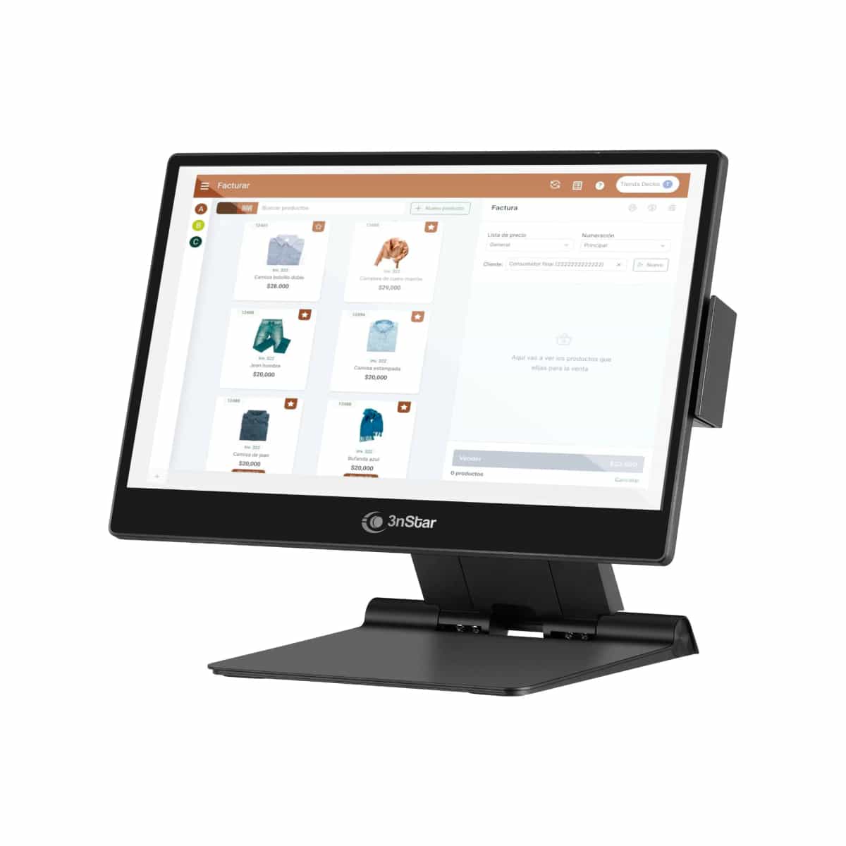 All In One Touch 3nstar 15.6" I5 8GB 240SSD Negro BT Wifi Sin Sistema Operativo