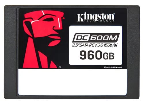 Disco SSD Kingston DC600 960GB 2.5" SATA III para servidor SEDC600M/960G