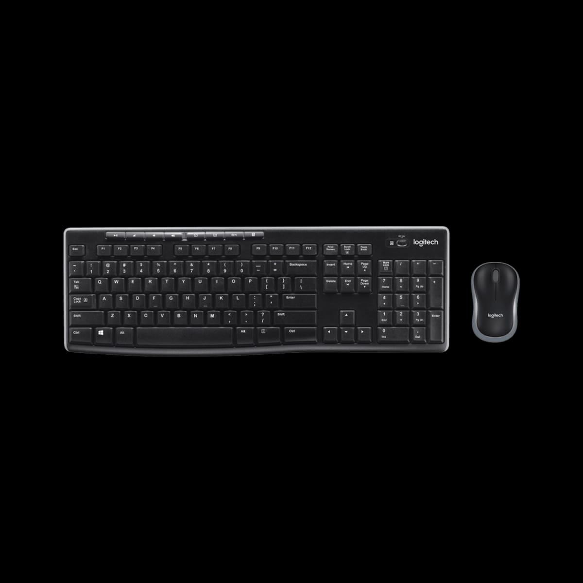 Combo Teclado y Mouse Inalámbrico LOGITECH MK270 Negro