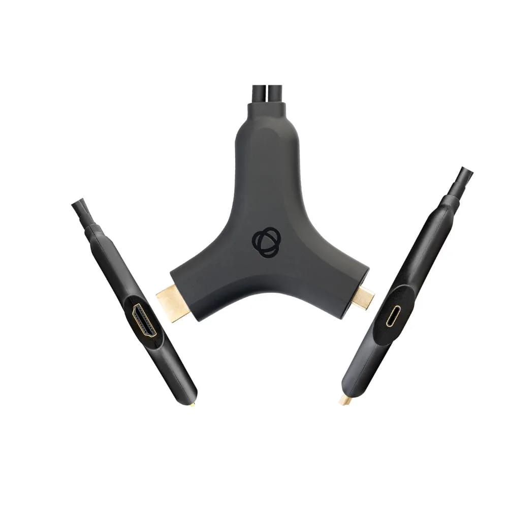 USB C + HDMI to USB C cable adaptor