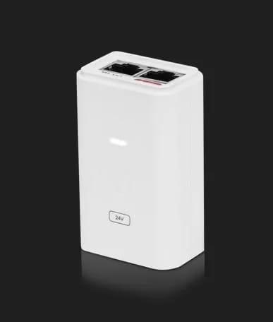 Adaptador/Fuente Poe Ubiquiti POE-24-7W-G-WH 24v - 0,3a Gigabit