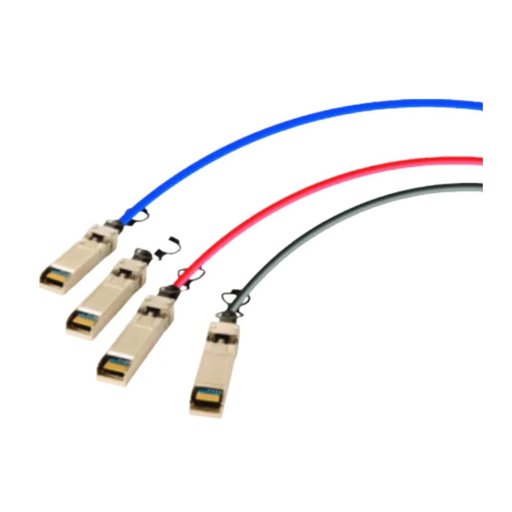 Cable Assembly, High Speed Interconnect, 10Gb/s, Passive Direct Attach Cable (Copper), SFP+ to SFP+, 30 AWG, 3 Meter, LSOH/CM, Black, IEEE-802.3ba