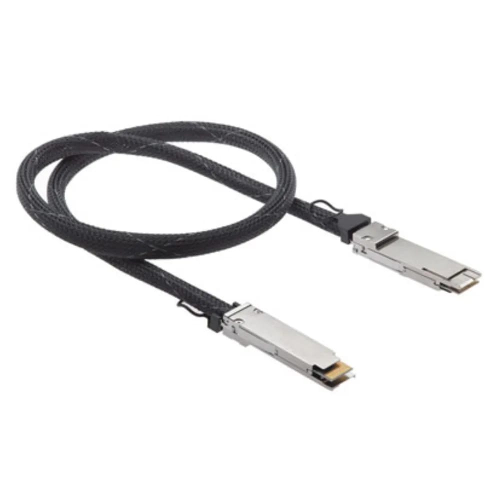Interconexión de alta velocidad 40Gb/s, cable de conexión directa pasiva 1 metro (cobre) QSFP+ a QSFP+, 30 AWG, LSOH/CM negro Cisco Compatible QSFP-H40G-CU1M=