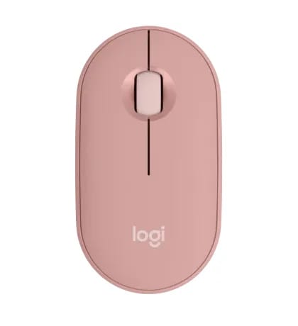 Mouse Logitech Inalámbrico M350s Pebble 2 Rose 910-007048