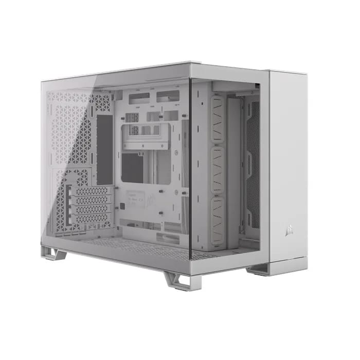 Gabinete Corsair 2500X TG Mid-Tower Dual Chamber White