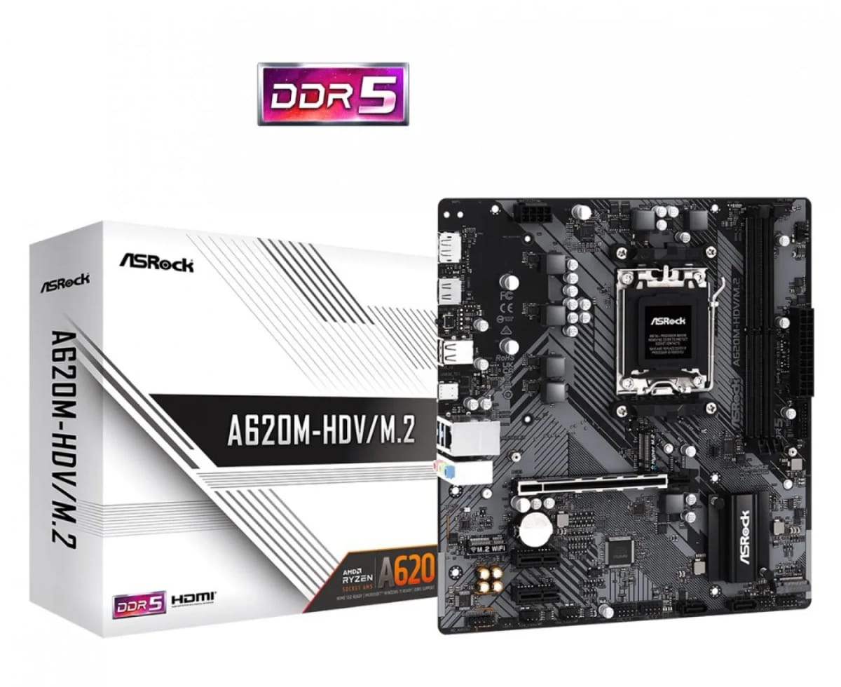 Motherboard ASROCK (AM5) A620M-HDV/M.2
