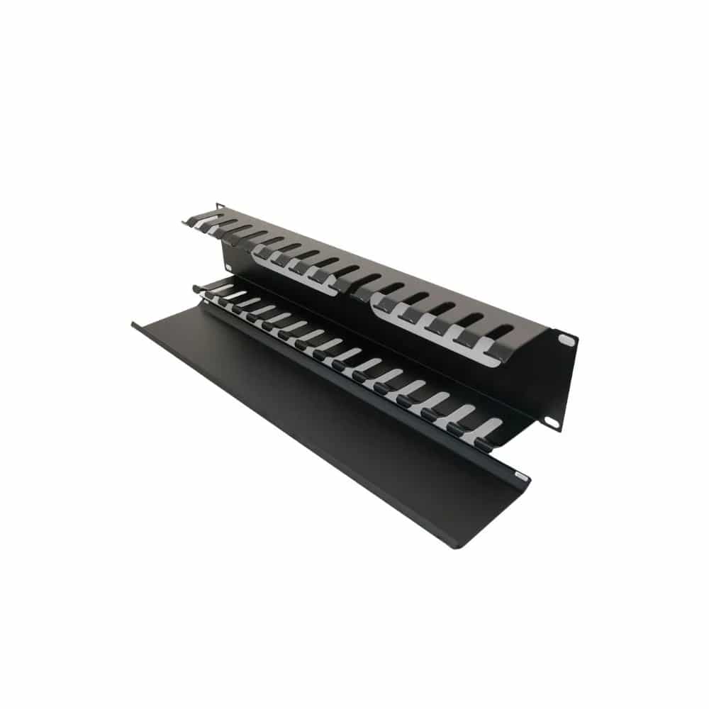 Organizador de Cable de 2U con TAPA